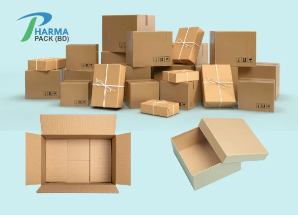 Durable corrugated master cartons for pharmaceutical bulk shipping.